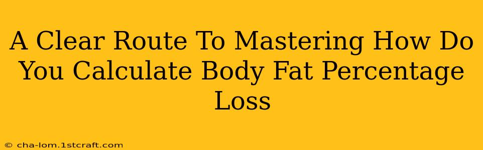 A Clear Route To Mastering How Do You Calculate Body Fat Percentage Loss