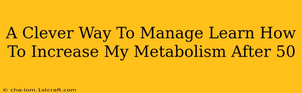 A Clever Way To Manage Learn How To Increase My Metabolism After 50