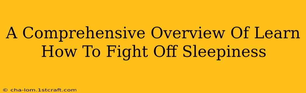 A Comprehensive Overview Of Learn How To Fight Off Sleepiness