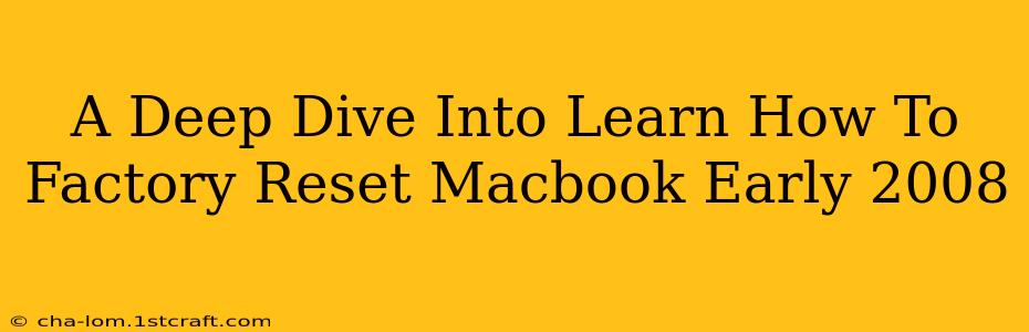 A Deep Dive Into Learn How To Factory Reset Macbook Early 2008