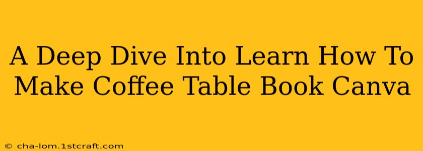 A Deep Dive Into Learn How To Make Coffee Table Book Canva