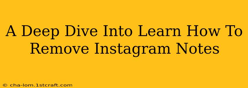 A Deep Dive Into Learn How To Remove Instagram Notes