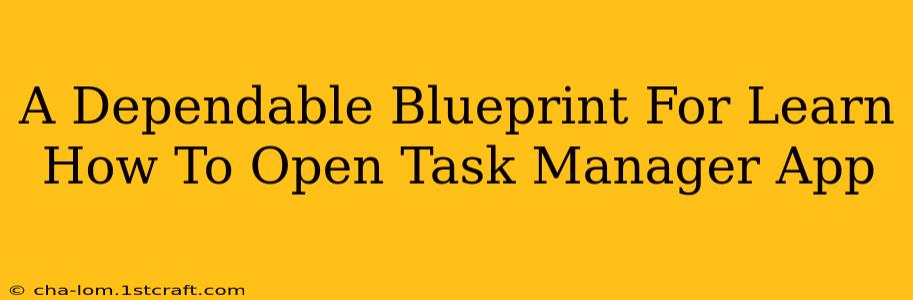 A Dependable Blueprint For Learn How To Open Task Manager App