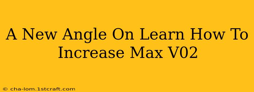 A New Angle On Learn How To Increase Max V02