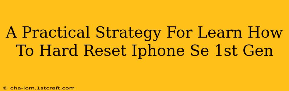 A Practical Strategy For Learn How To Hard Reset Iphone Se 1st Gen