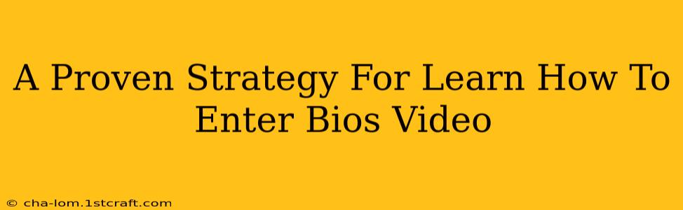 A Proven Strategy For Learn How To Enter Bios Video