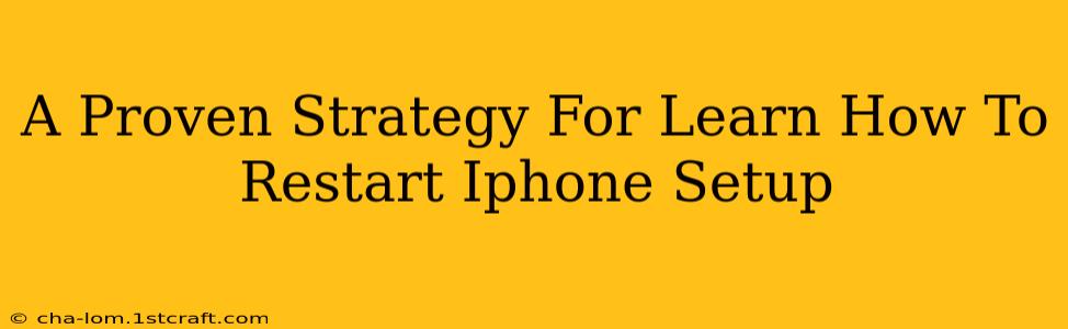 A Proven Strategy For Learn How To Restart Iphone Setup