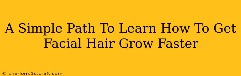 A Simple Path To Learn How To Get Facial Hair Grow Faster