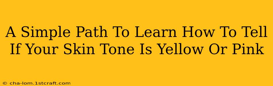 A Simple Path To Learn How To Tell If Your Skin Tone Is Yellow Or Pink