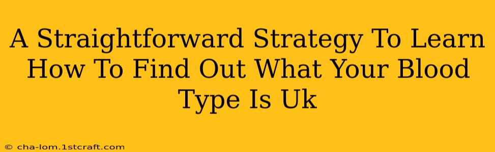 A Straightforward Strategy To Learn How To Find Out What Your Blood Type Is Uk