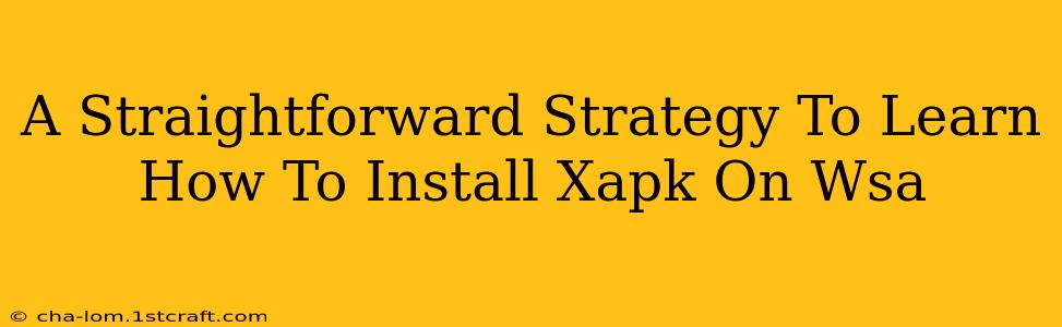 A Straightforward Strategy To Learn How To Install Xapk On Wsa