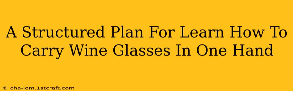 A Structured Plan For Learn How To Carry Wine Glasses In One Hand