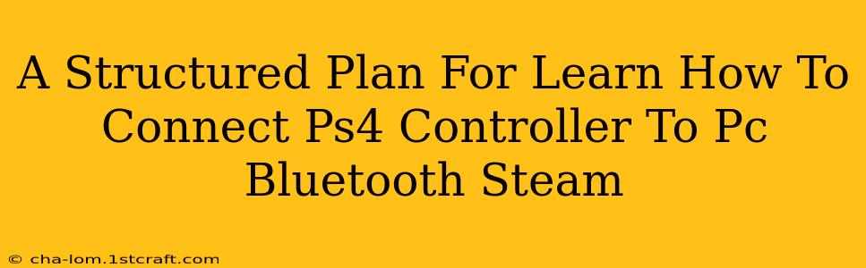 A Structured Plan For Learn How To Connect Ps4 Controller To Pc Bluetooth Steam