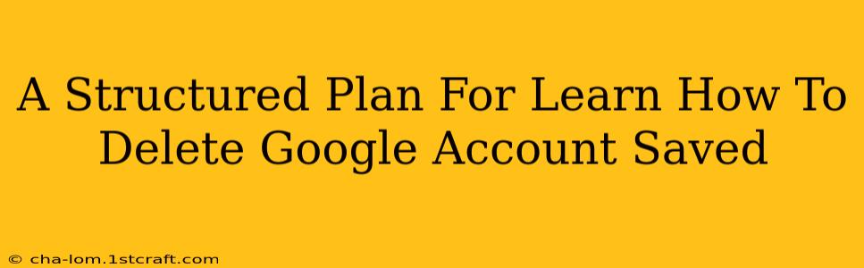 A Structured Plan For Learn How To Delete Google Account Saved