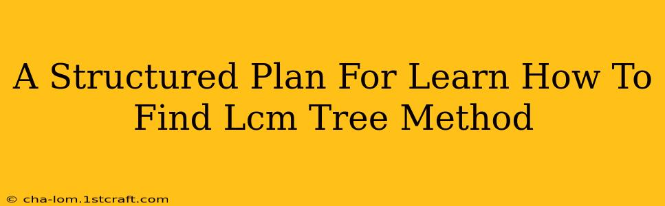 A Structured Plan For Learn How To Find Lcm Tree Method