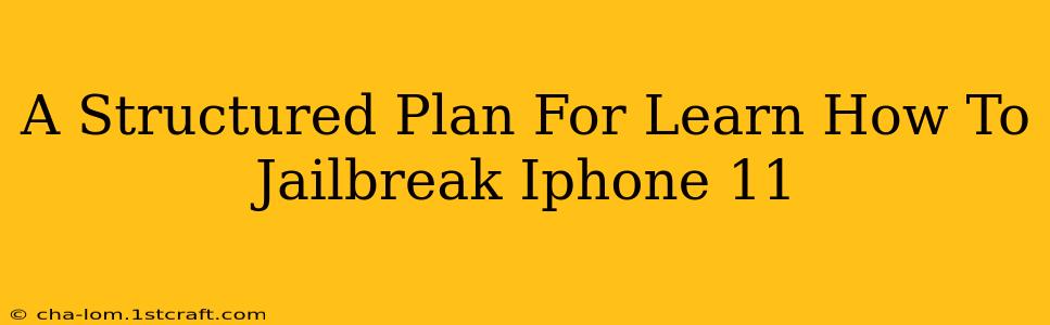 A Structured Plan For Learn How To Jailbreak Iphone 11