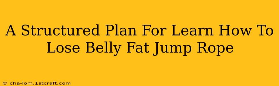 A Structured Plan For Learn How To Lose Belly Fat Jump Rope