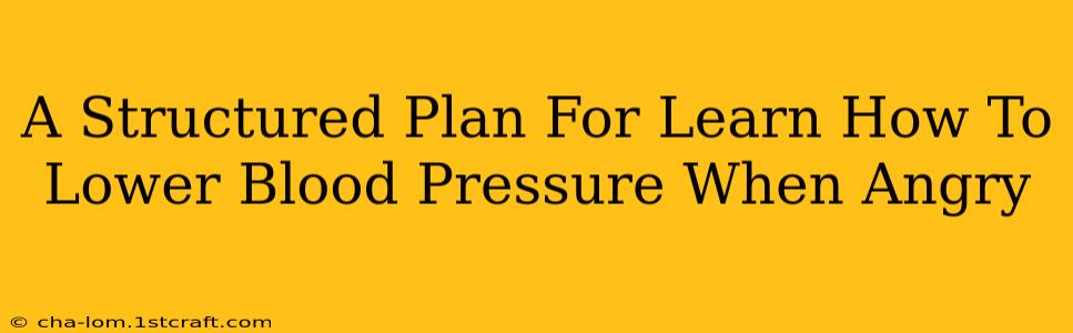 A Structured Plan For Learn How To Lower Blood Pressure When Angry