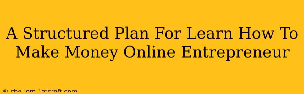 A Structured Plan For Learn How To Make Money Online Entrepreneur