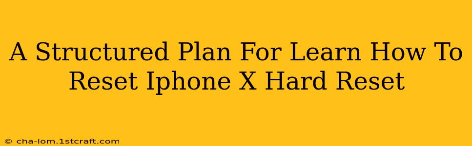 A Structured Plan For Learn How To Reset Iphone X Hard Reset