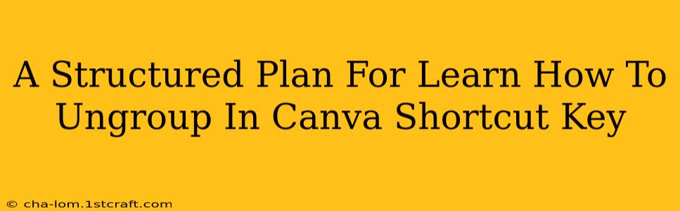 A Structured Plan For Learn How To Ungroup In Canva Shortcut Key