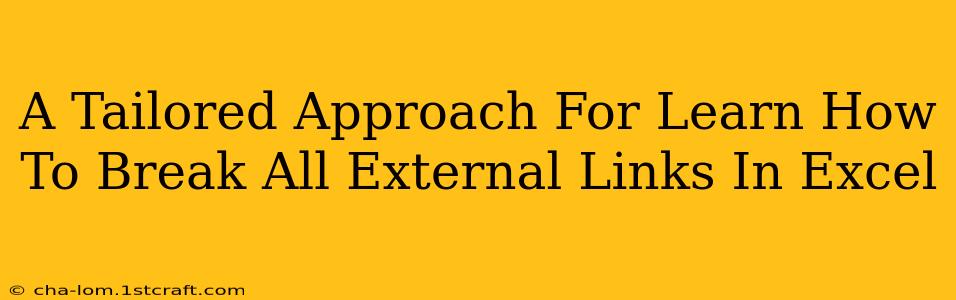 A Tailored Approach For Learn How To Break All External Links In Excel