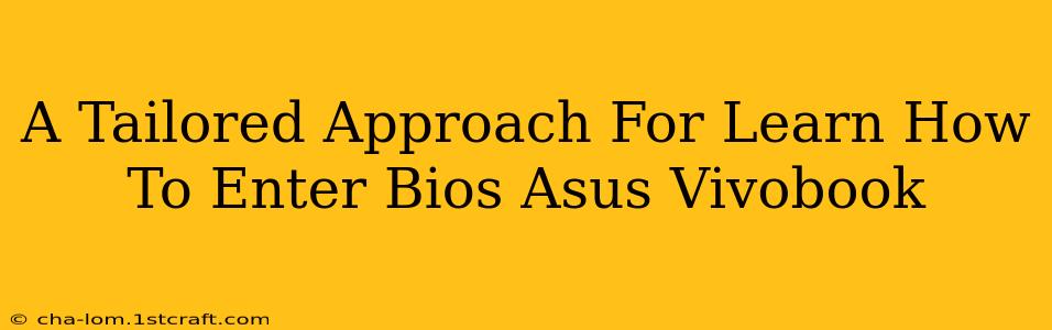 A Tailored Approach For Learn How To Enter Bios Asus Vivobook