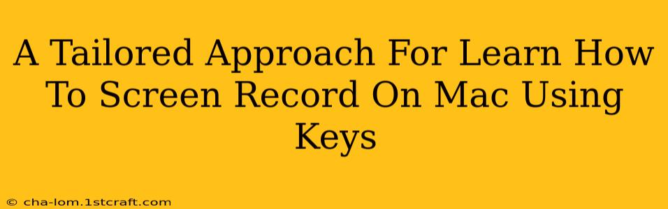 A Tailored Approach For Learn How To Screen Record On Mac Using Keys