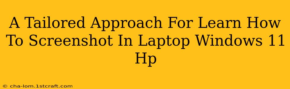 A Tailored Approach For Learn How To Screenshot In Laptop Windows 11 Hp