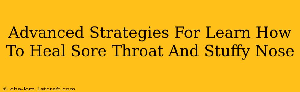 Advanced Strategies For Learn How To Heal Sore Throat And Stuffy Nose