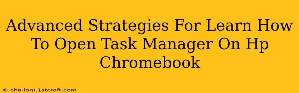 Advanced Strategies For Learn How To Open Task Manager On Hp Chromebook