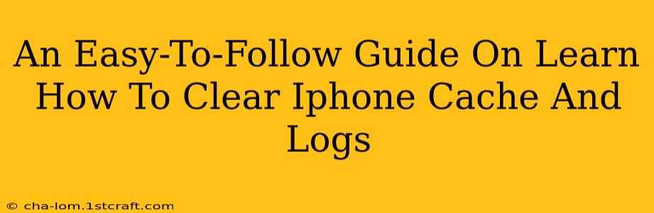 An Easy-To-Follow Guide On Learn How To Clear Iphone Cache And Logs