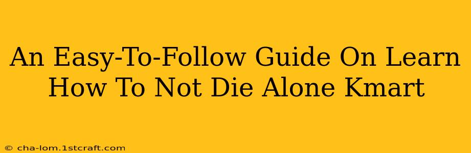 An Easy-To-Follow Guide On Learn How To Not Die Alone Kmart