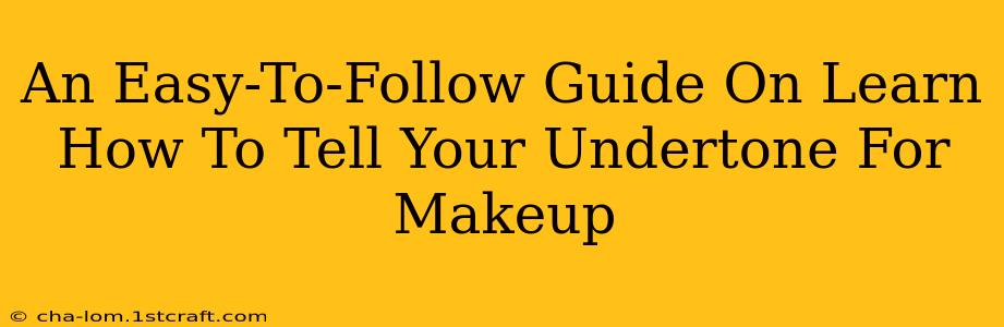 An Easy-To-Follow Guide On Learn How To Tell Your Undertone For Makeup