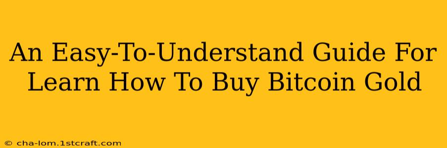 An Easy-To-Understand Guide For Learn How To Buy Bitcoin Gold