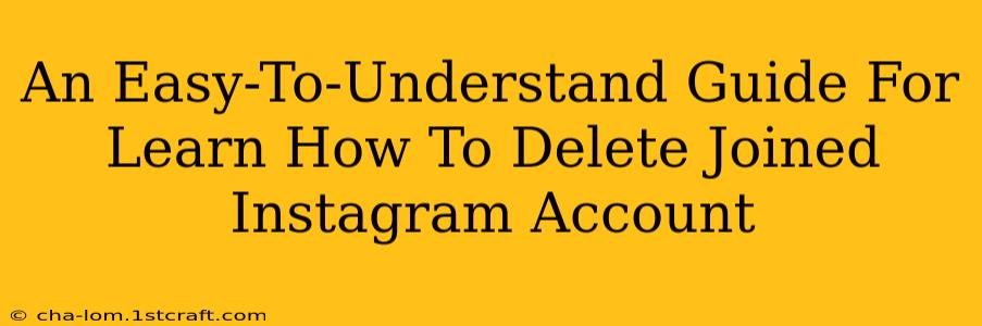 An Easy-To-Understand Guide For Learn How To Delete Joined Instagram Account