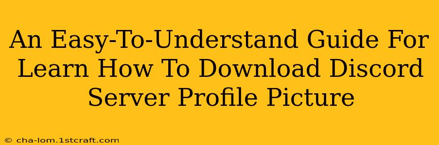 An Easy-To-Understand Guide For Learn How To Download Discord Server Profile Picture