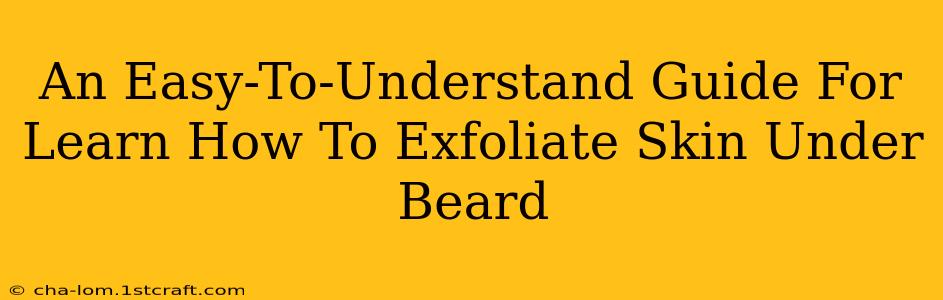 An Easy-To-Understand Guide For Learn How To Exfoliate Skin Under Beard