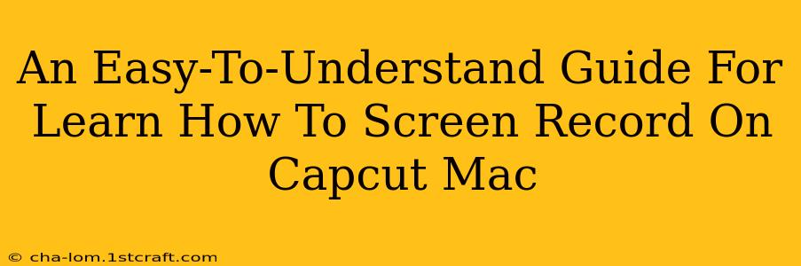 An Easy-To-Understand Guide For Learn How To Screen Record On Capcut Mac