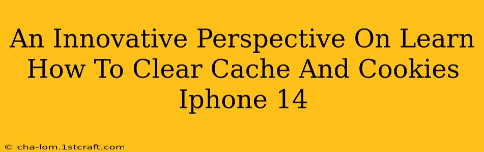 An Innovative Perspective On Learn How To Clear Cache And Cookies Iphone 14