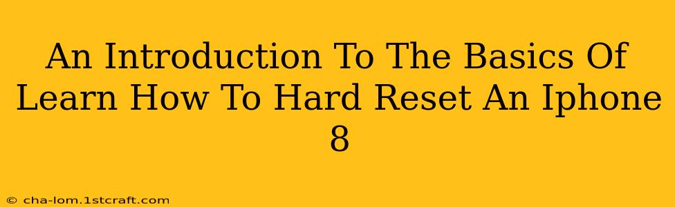 An Introduction To The Basics Of Learn How To Hard Reset An Iphone 8