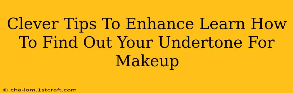 Clever Tips To Enhance Learn How To Find Out Your Undertone For Makeup