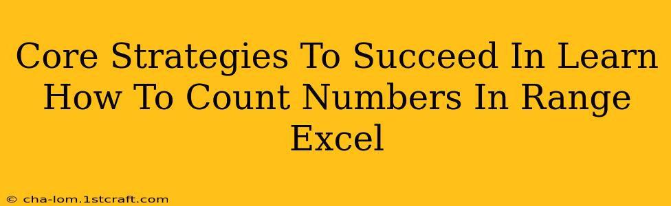 Core Strategies To Succeed In Learn How To Count Numbers In Range Excel