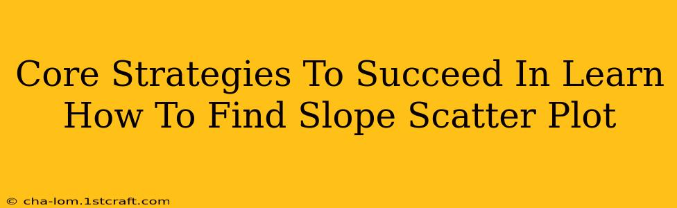 Core Strategies To Succeed In Learn How To Find Slope Scatter Plot