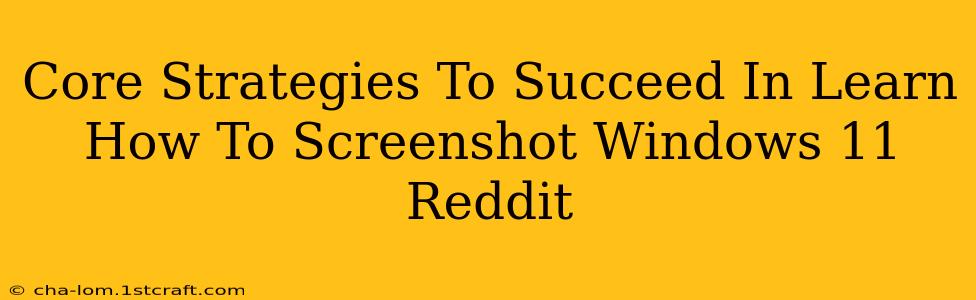 Core Strategies To Succeed In Learn How To Screenshot Windows 11 Reddit