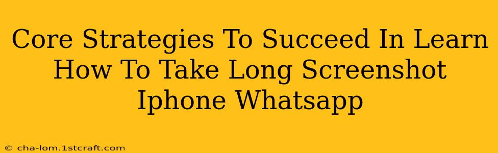 Core Strategies To Succeed In Learn How To Take Long Screenshot Iphone Whatsapp