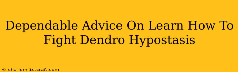 Dependable Advice On Learn How To Fight Dendro Hypostasis