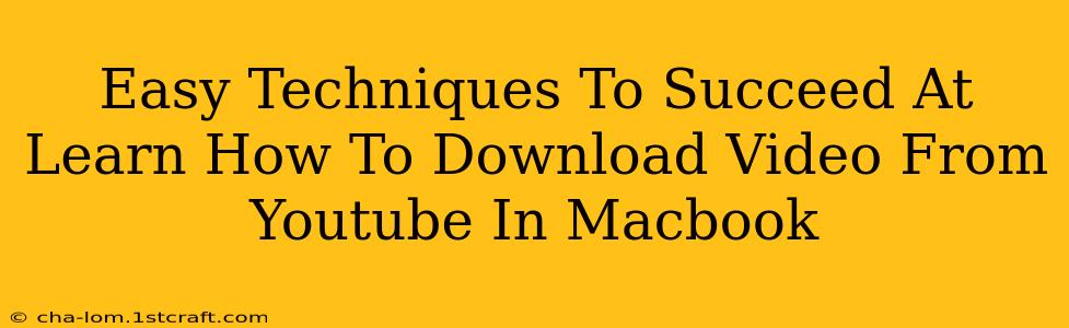 Easy Techniques To Succeed At Learn How To Download Video From Youtube In Macbook