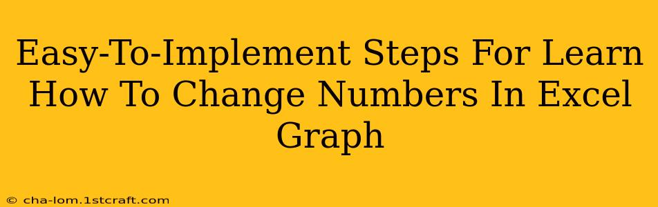 Easy-To-Implement Steps For Learn How To Change Numbers In Excel Graph