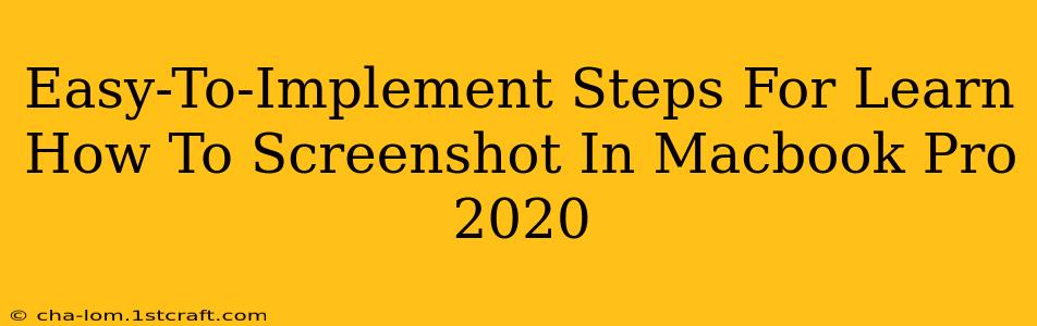 Easy-To-Implement Steps For Learn How To Screenshot In Macbook Pro 2020